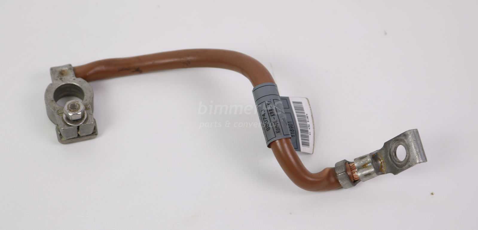 Picture of BMW 12421436910 Battery Grounding Cable Brown Negative Terminal E39 for sale