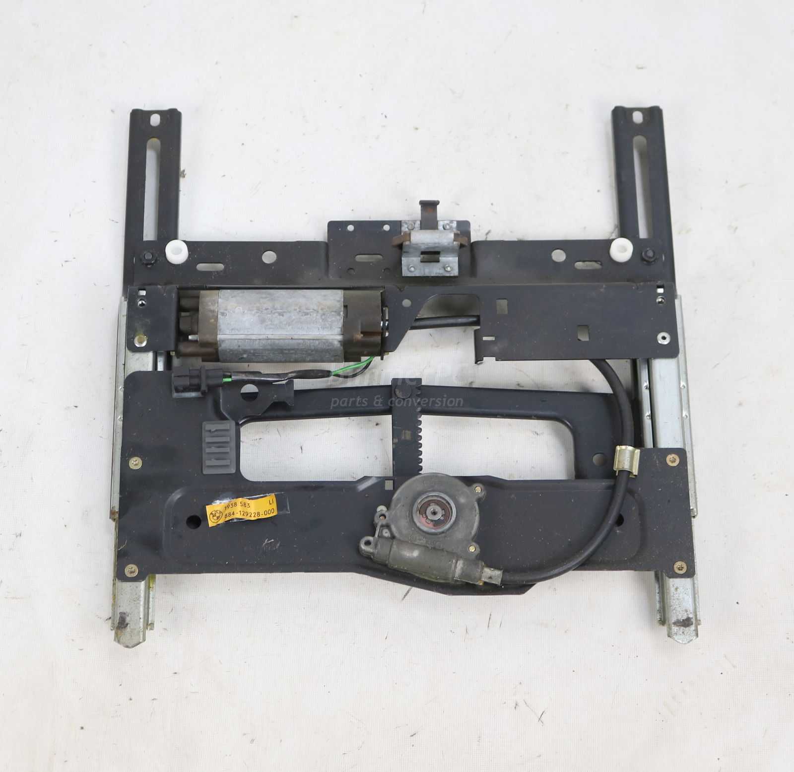 Picture of BMW 52201938583 Rear Left Power Seat Adjustment Frame w Motor E32 750iL for sale