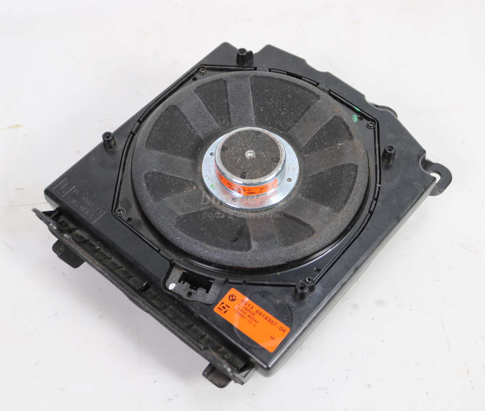 Picture of BMW 65136919357 Front Left Drivers Bass Woofer Underseat Audio Speaker DSP Logic 7 HiFi E60 E61 for sale