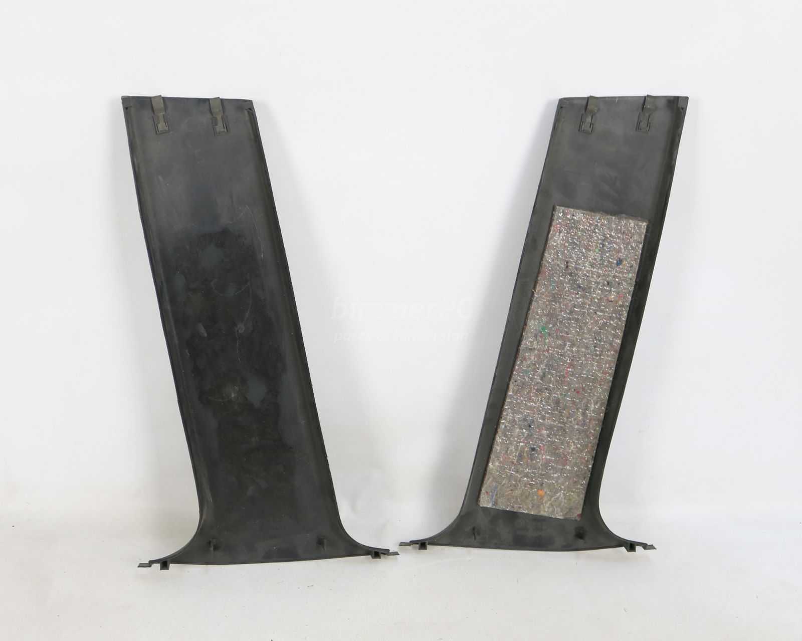 Picture of BMW  Black B Pillar Lower Trims Covers Panels Left Right Set E34 for sale