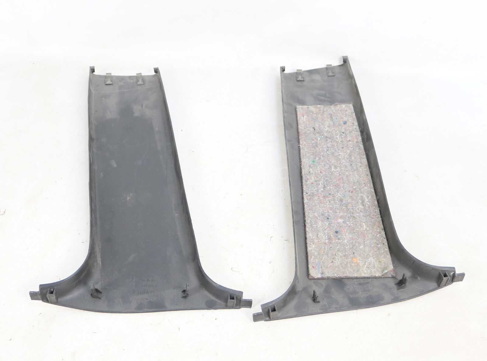 Picture of BMW  Black B Pillar Lower Trims Covers Panels Left Right Set E34 for sale