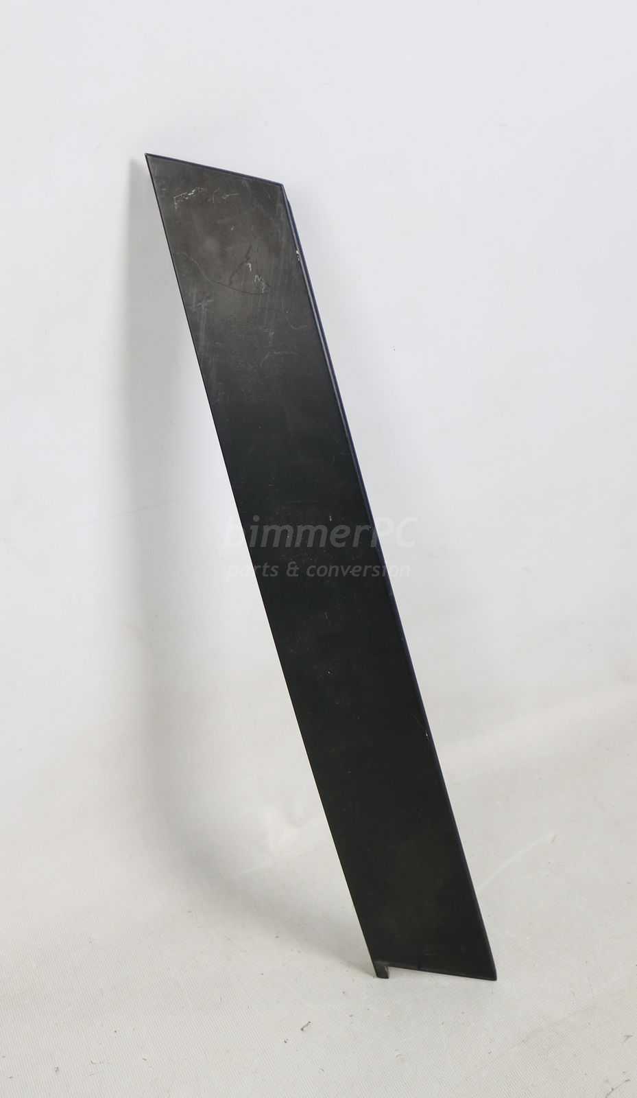 Picture of BMW 51368120503 Left Rear C Pillar Glass Metal Outside Pillar Vertical Trim E34 Touring Wagon for sale