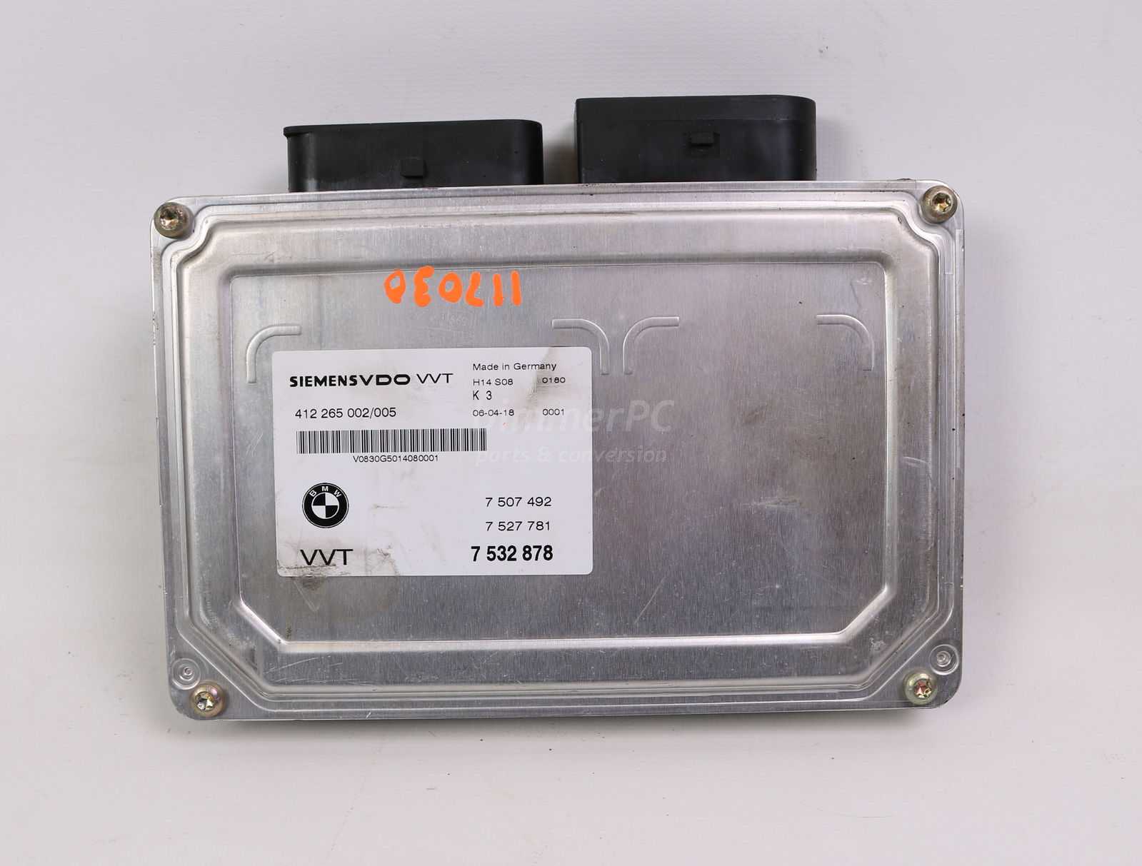 Picture of BMW 11377575654 Valvetronic Control Module Computer Unit N62 N62tu V8 Engine E60 E63 E64 E65 E66 E53 E70 for sale