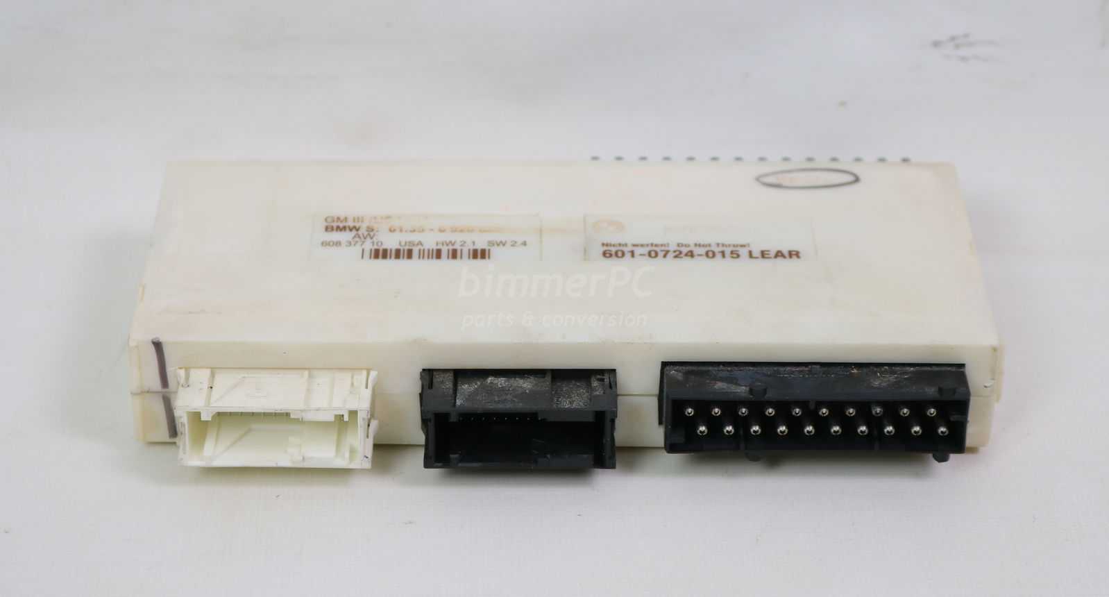 Picture of BMW 61356920820 General Module GMIII Low Body Control Computer E39 E38 for sale