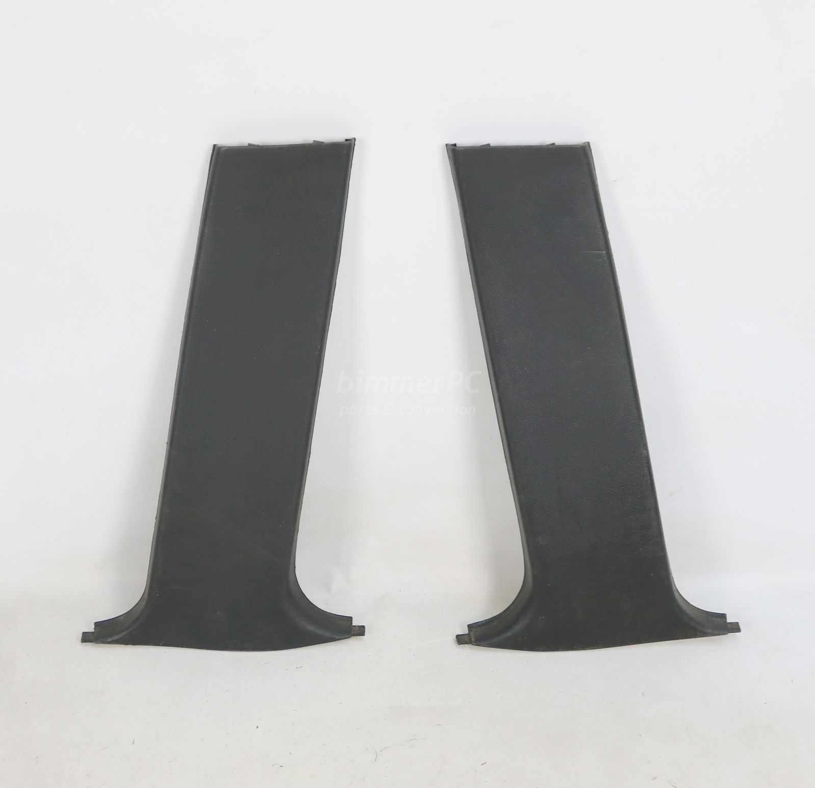 Picture of BMW  Black B Pillar Lower Trims Covers Panels Left Right Set E34 for sale