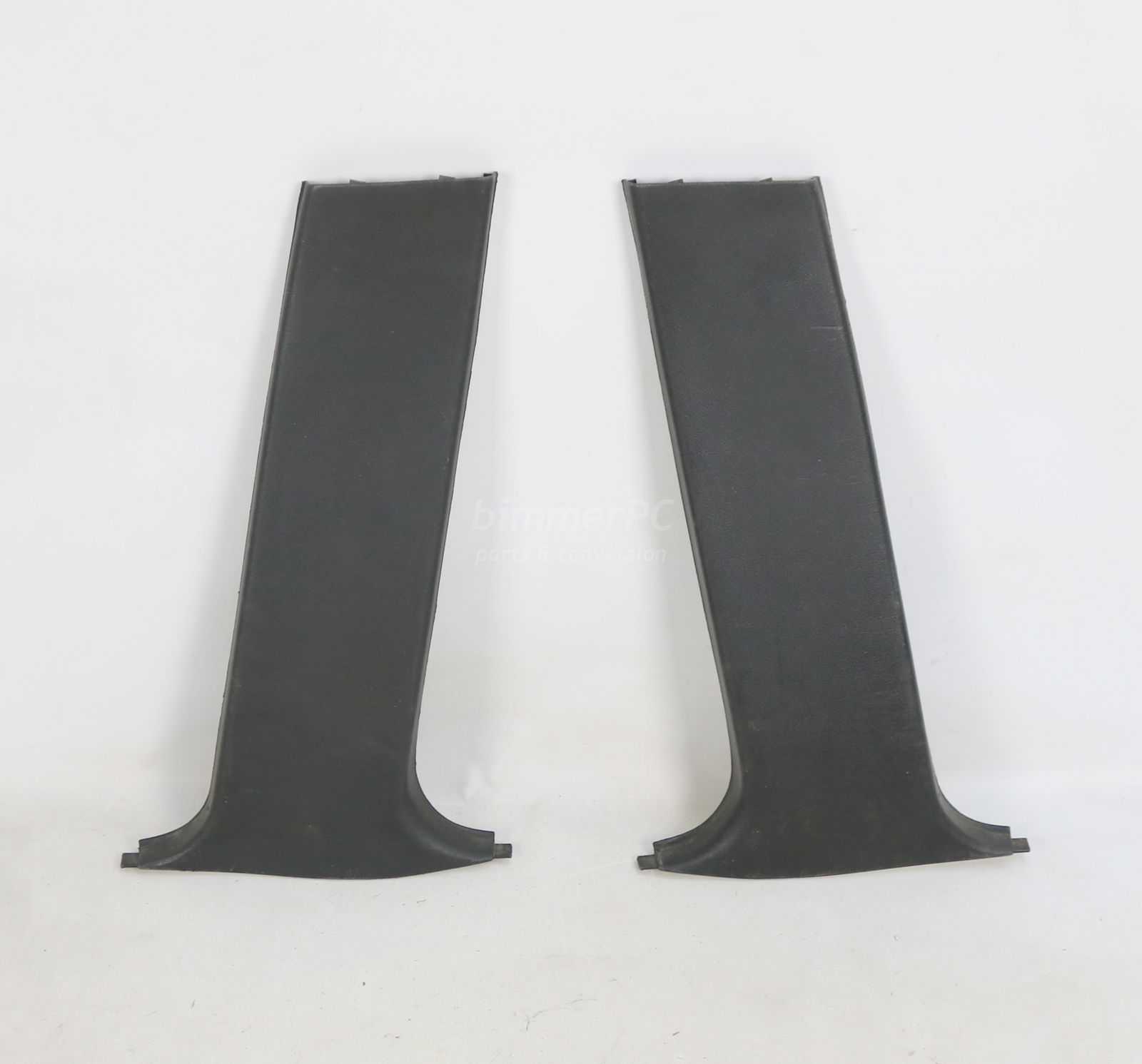 Picture of BMW  Black B Pillar Lower Trims Covers Panels Left Right Set E34 for sale