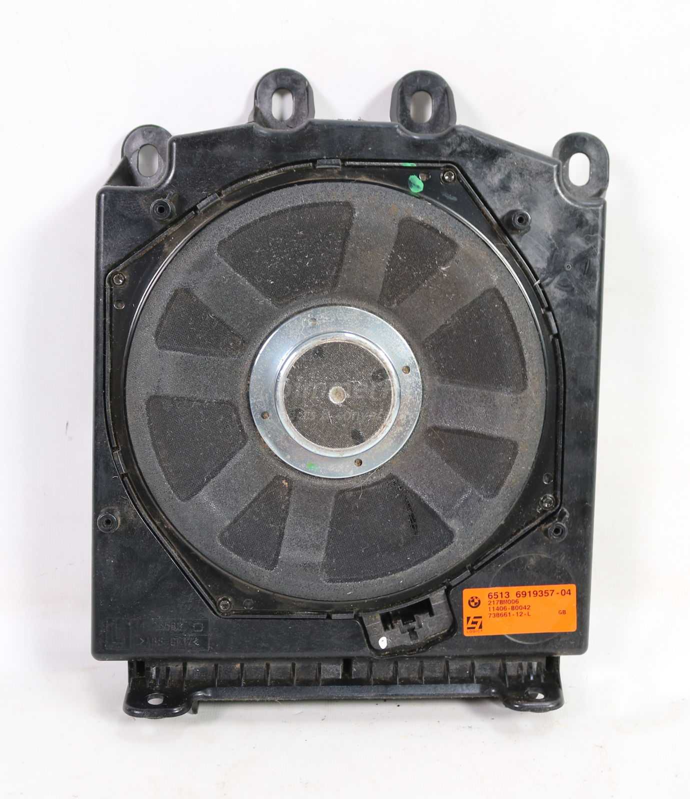 Picture of BMW 65136919357 Front Left Drivers Bass Woofer Underseat Audio Speaker DSP Logic 7 HiFi E60 E61 for sale