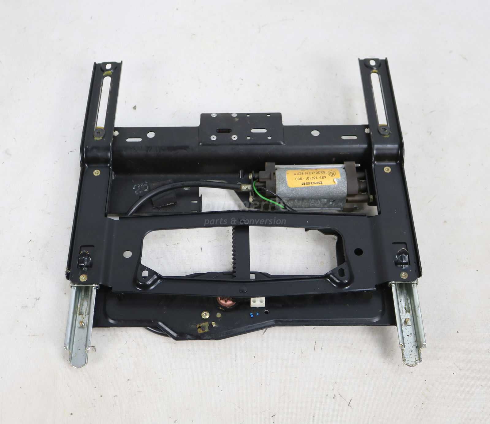 Picture of BMW 52201938583 Rear Left Power Seat Adjustment Frame w Motor E32 750iL for sale