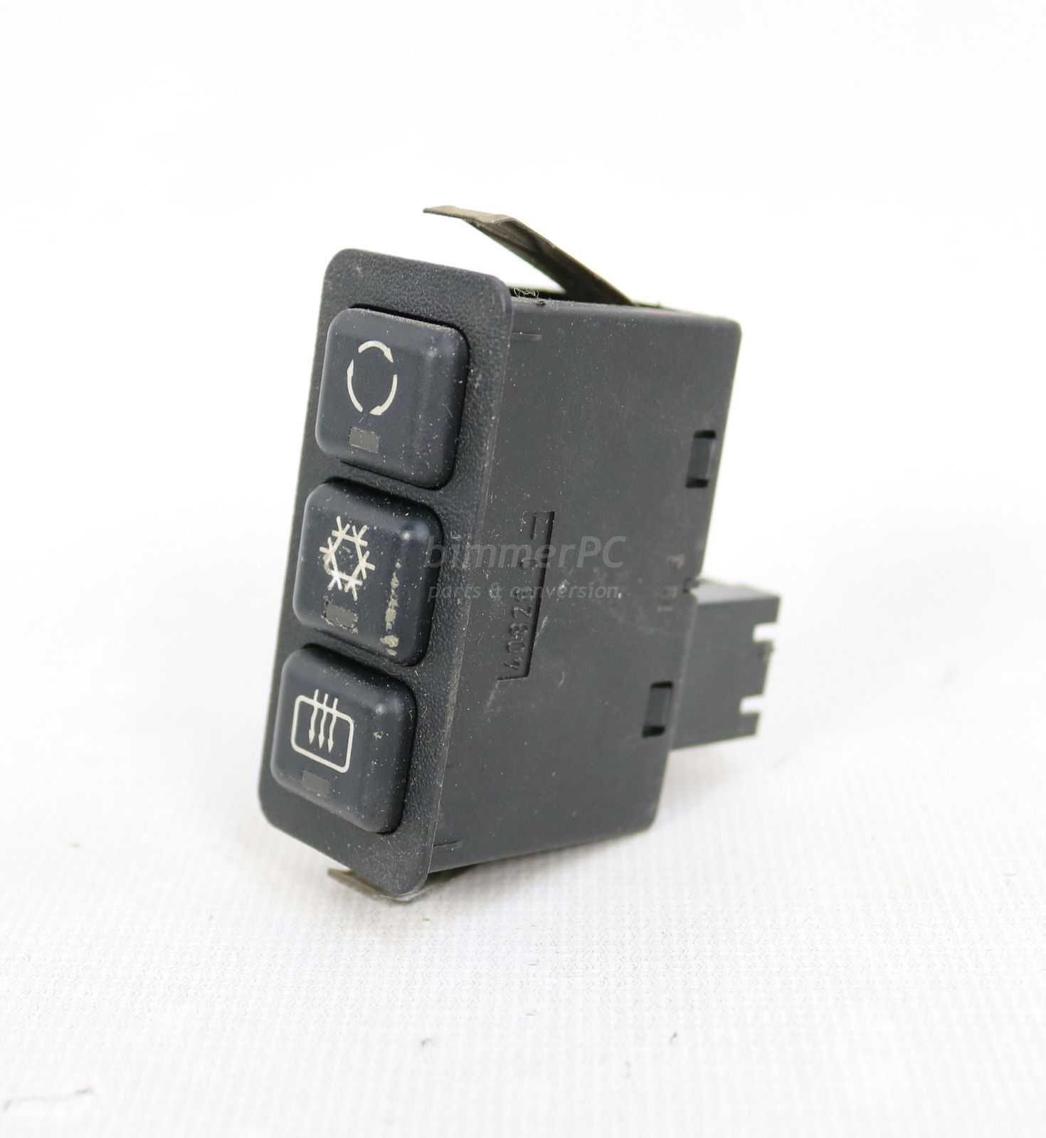 Picture of BMW 61311391764 AC Climate Control Defroster Recirculation Switch E34 Late for sale