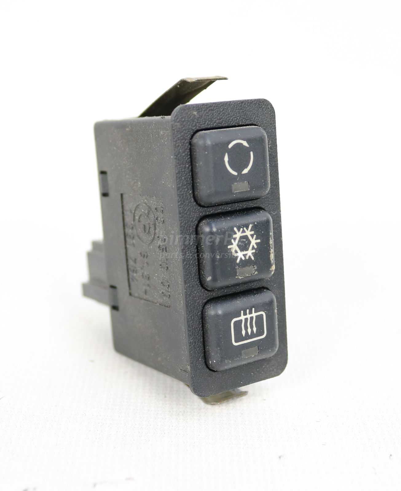 Picture of BMW 61311391764 AC Climate Control Defroster Recirculation Switch E34 Late for sale