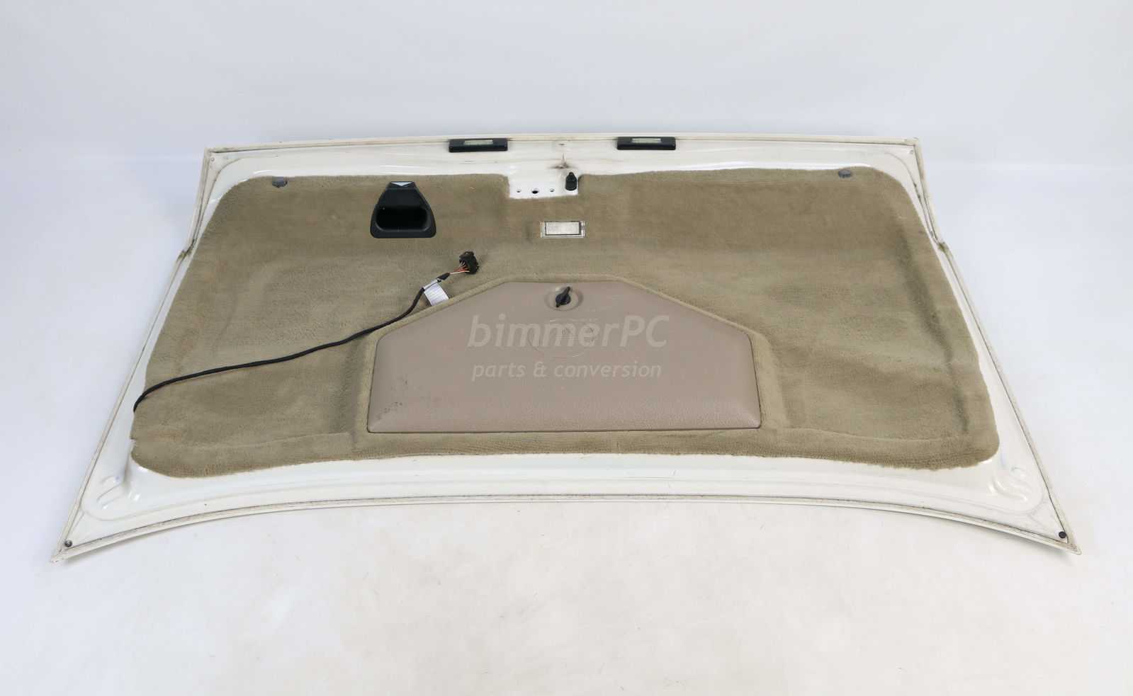 Picture of BMW 41621958184 Alpine White Trunk Lid Deck Panel Cover E32 for sale