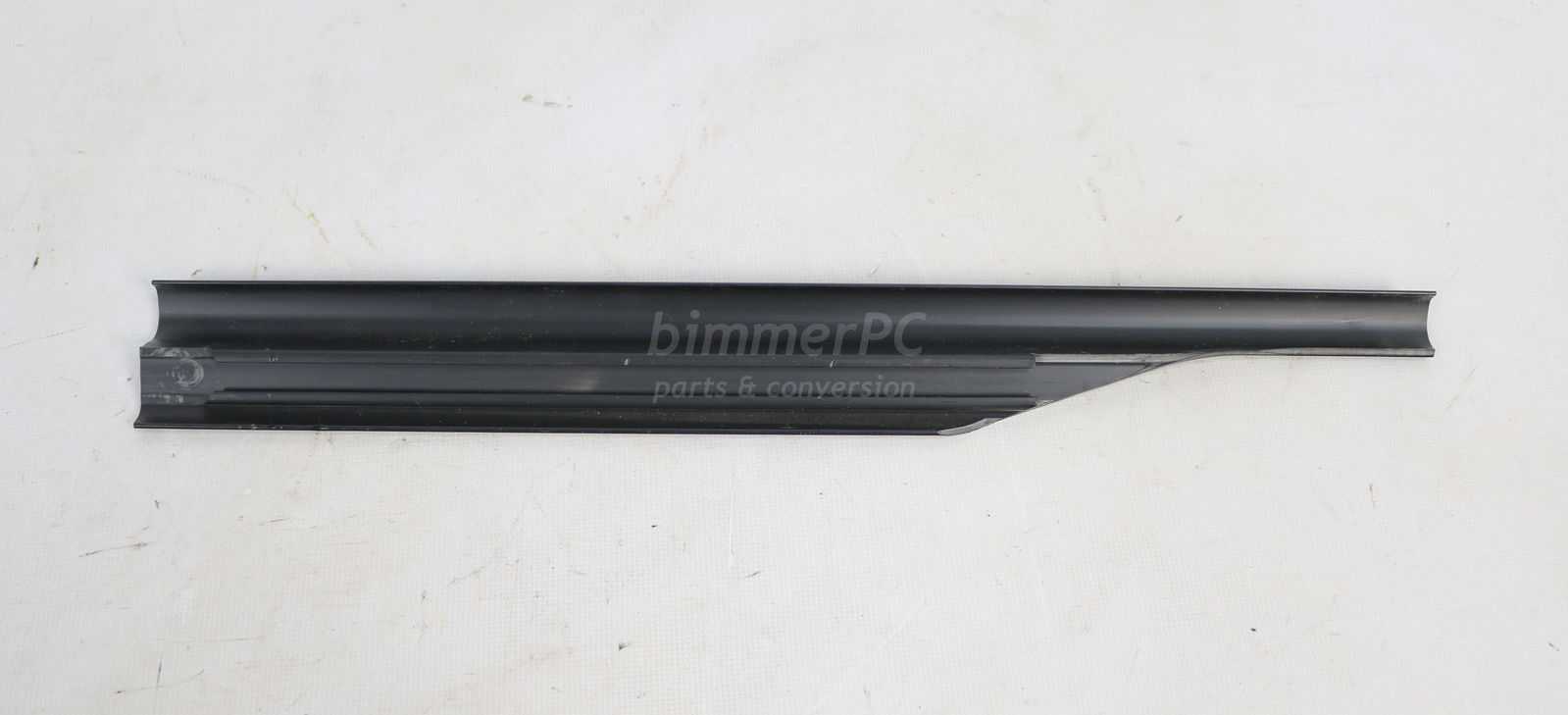 Picture of BMW 51478137315 Black Left Rear Door Entry Overcenter Sill Edge Trim Anthrazit E34 Late for sale