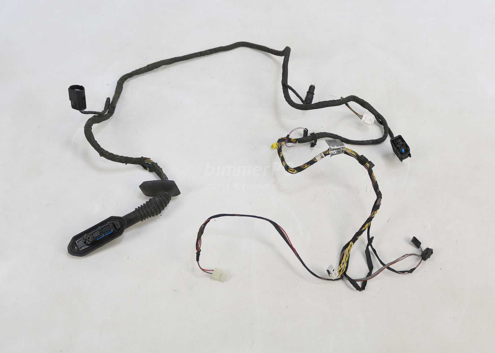 Picture of BMW 61128367470 Rear Passengers Door Wiring Harness Left Right DSP HiFi E38 Early for sale