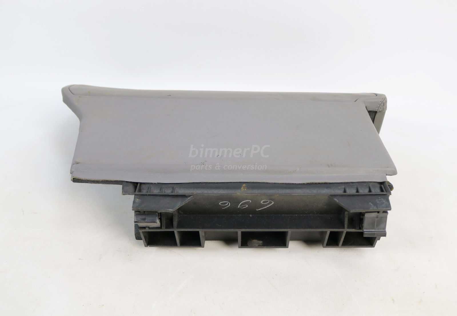 Picture of BMW  Silver Gray Leather Glove Box E32 Early for sale