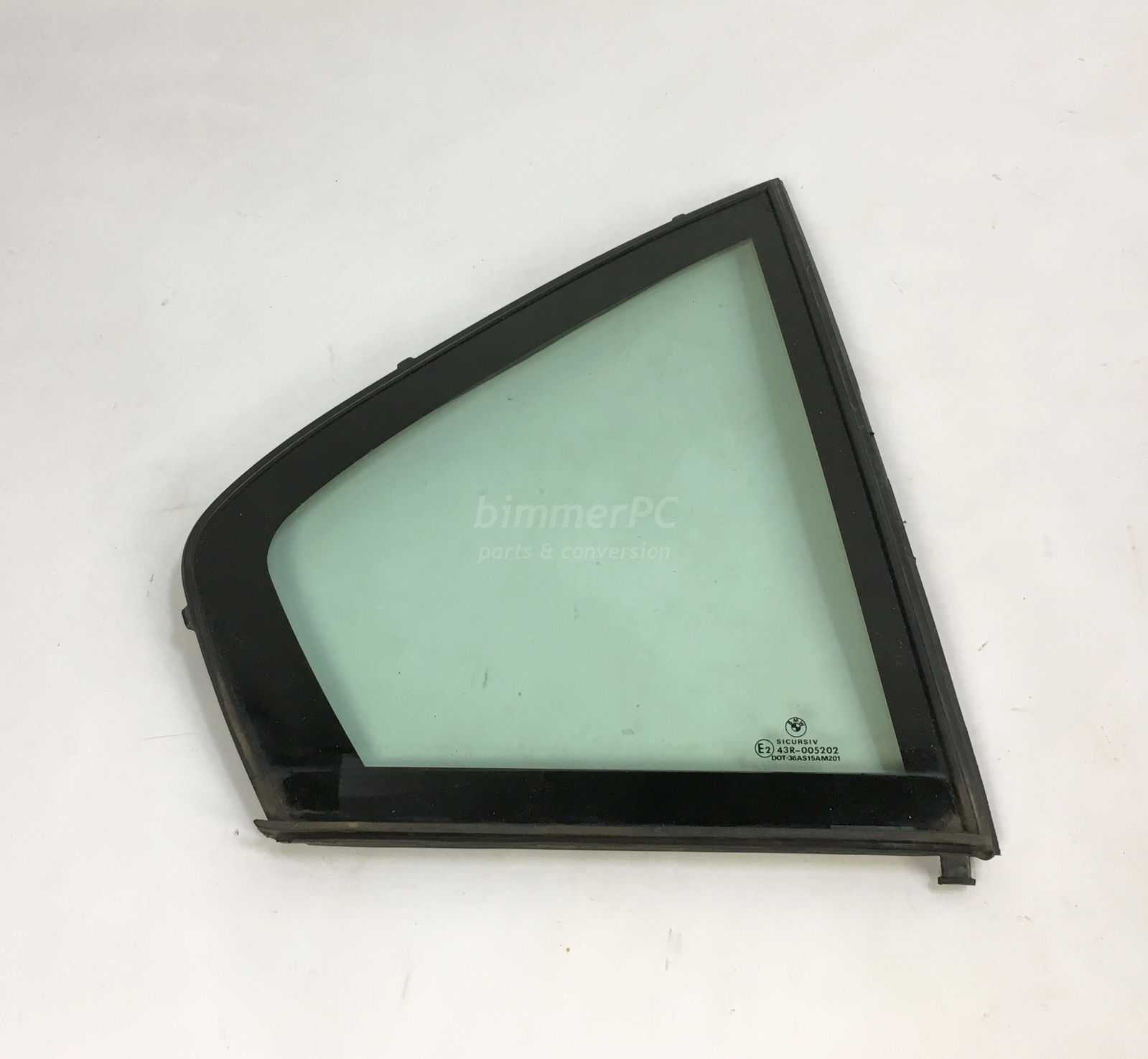 Picture of BMW 51348168126 Rear Right Passengers Door Quarter Glass Window Double Pane Insulated E38 750iL for sale