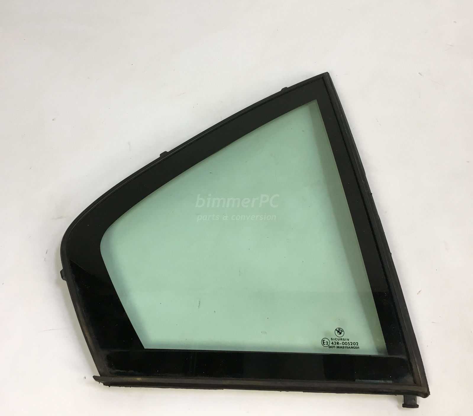 Picture of BMW 51348168126 Rear Right Passengers Door Quarter Glass Window Double Pane Insulated E38 750iL for sale