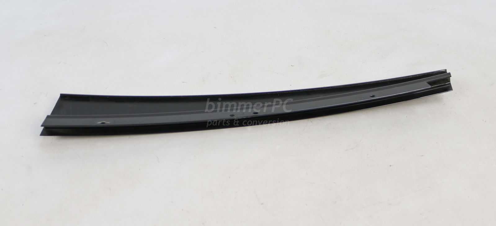 Picture of BMW 51328160407 Front Left Drivers Exterior B Pillar Side Trim Door Black Metal Gloss Trim Panel E38 750iL for sale