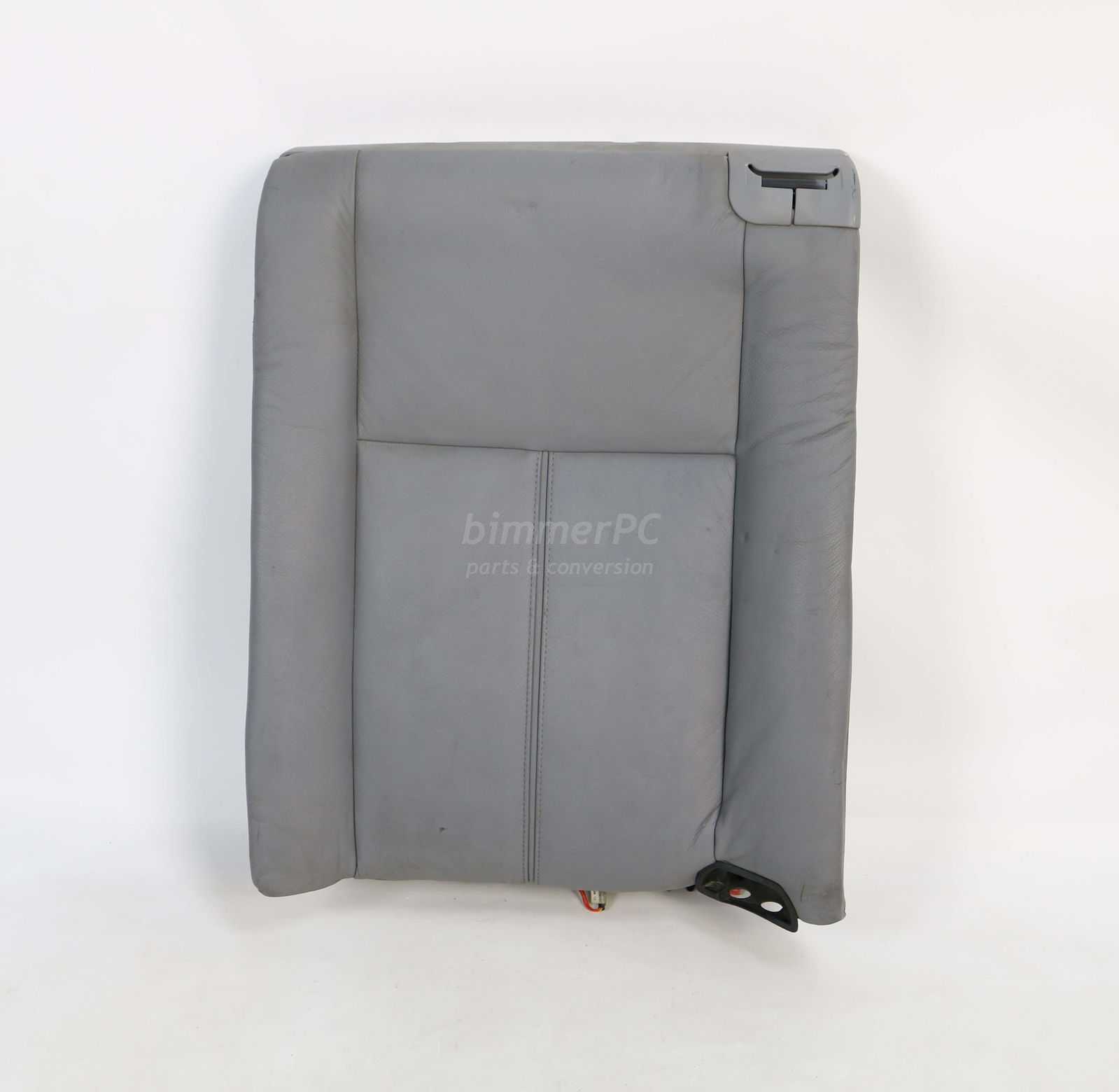 Picture of BMW  Right Rear Seat Backrest Cushion Gray Power Heated Leather E38 750iL for sale