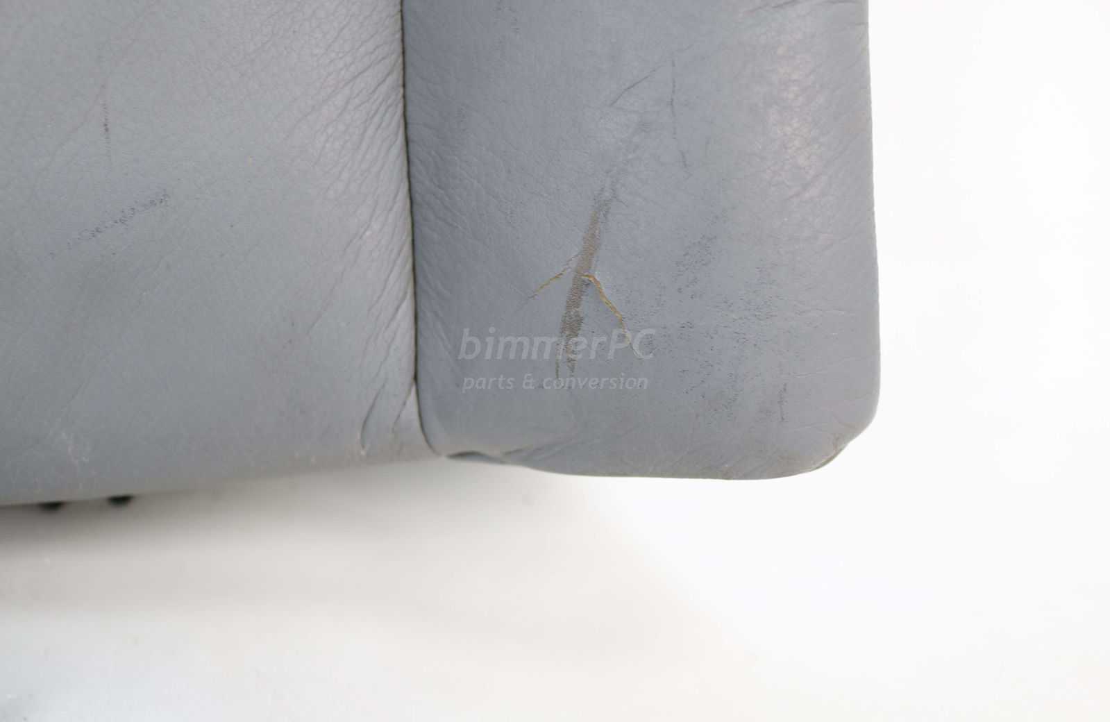 Picture of BMW  Left Rear Seat Backrest Cushion Gray Power Heated Leather E38 750iL for sale