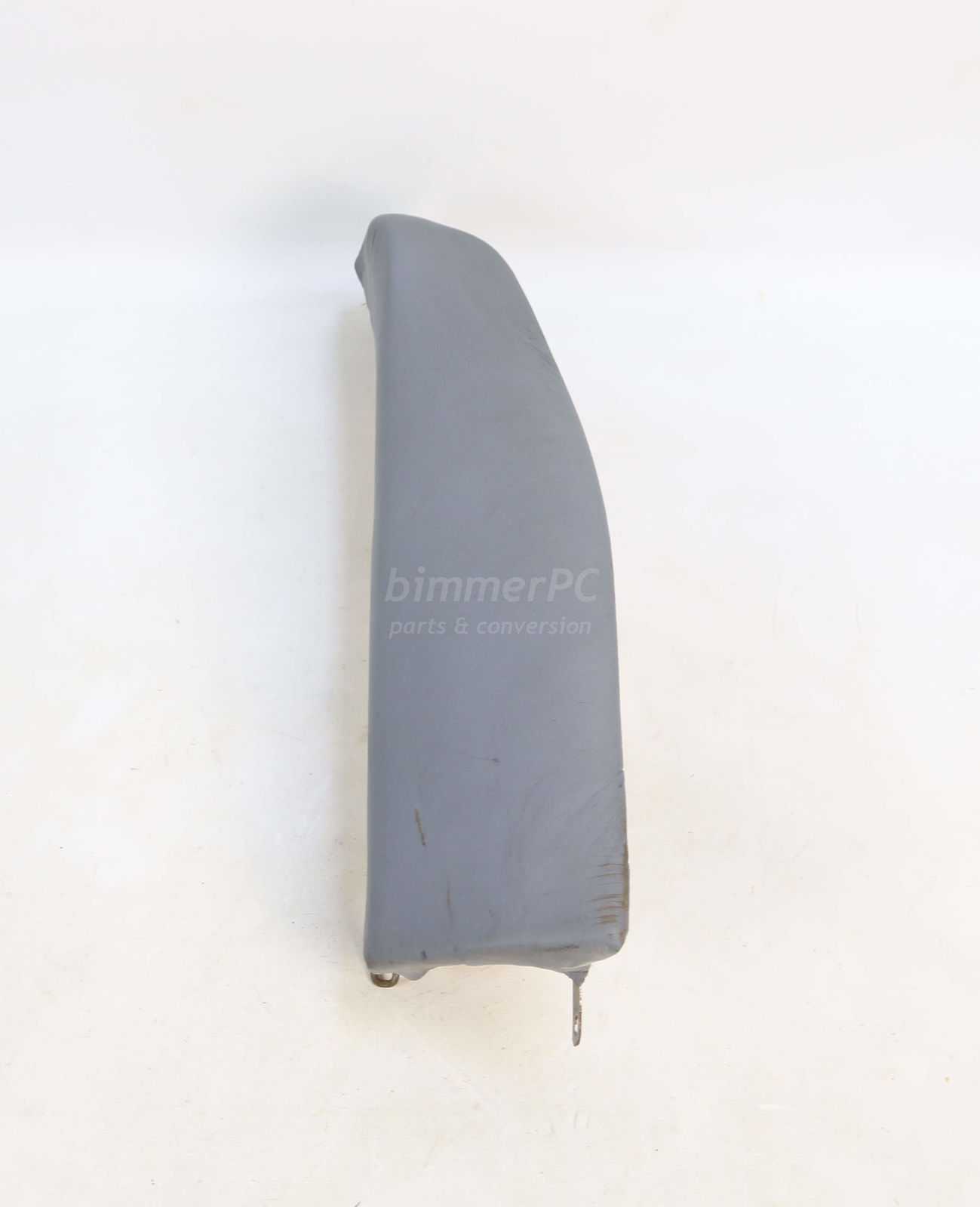 Picture of BMW 52208197289 Left Rear Seat Outer Bolster Cushion Gray Leather E38 750iL for sale