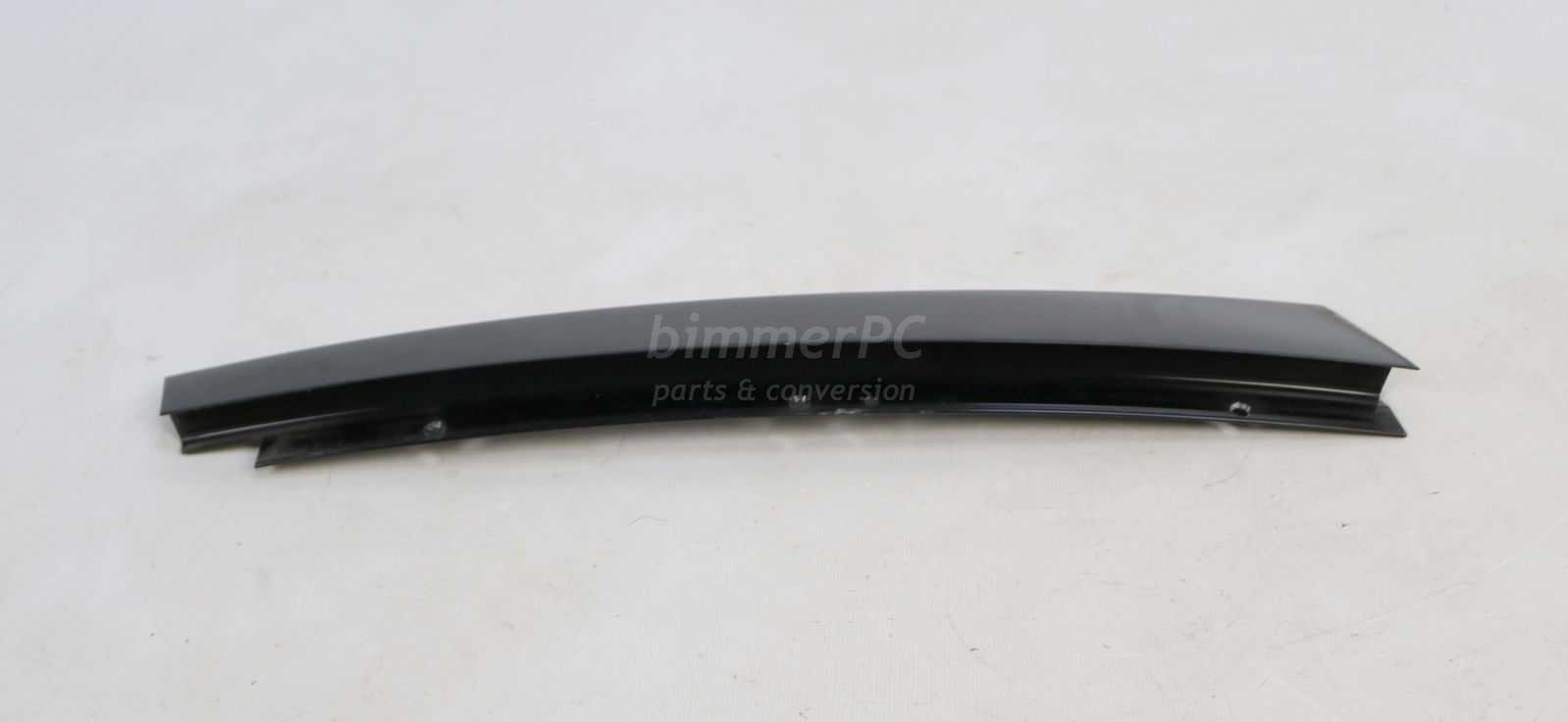 Picture of BMW 51328160407 Front Left Drivers Exterior B Pillar Side Trim Door Black Metal Gloss Trim Panel E38 750iL for sale