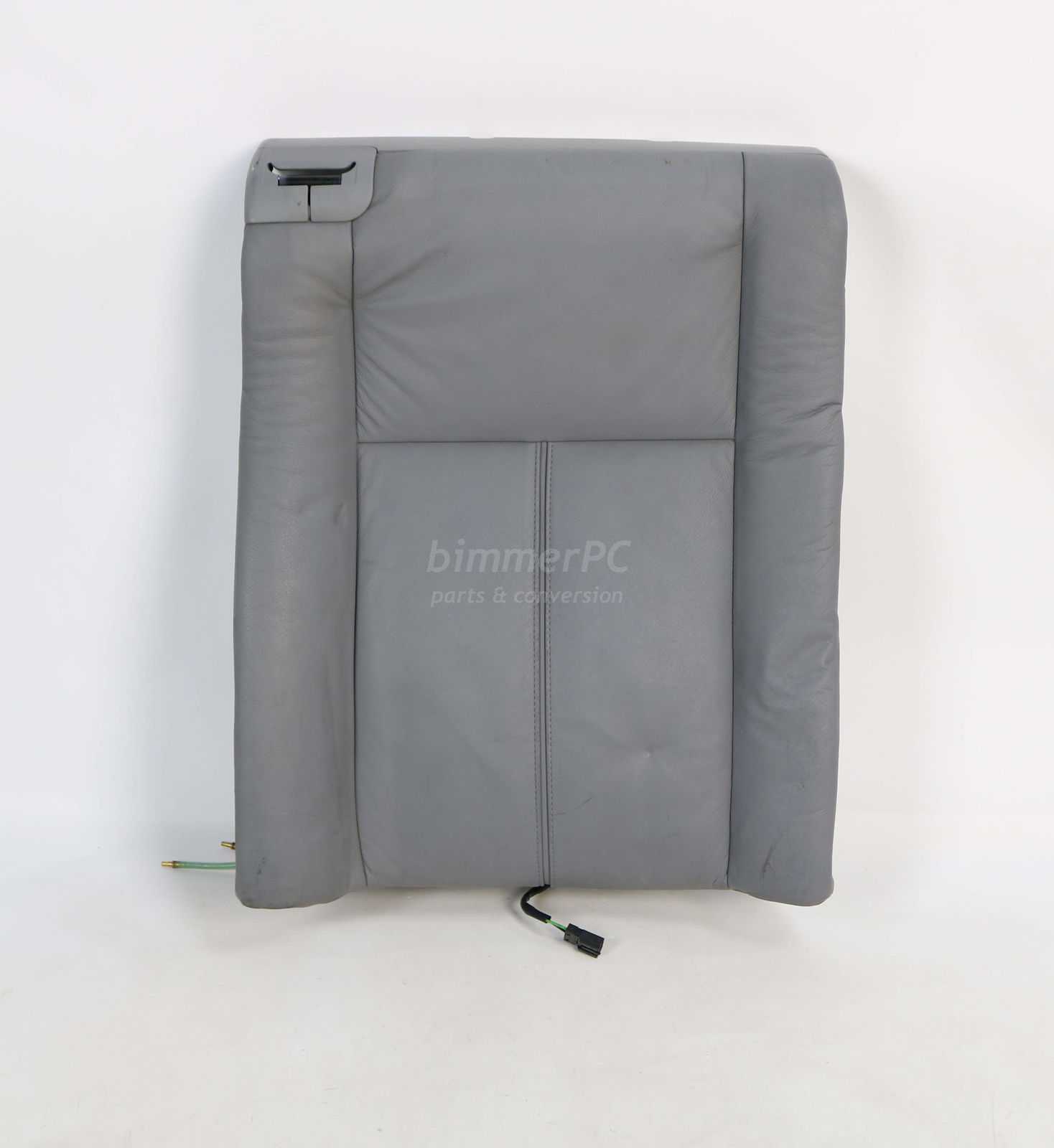 Picture of BMW  Left Rear Seat Backrest Cushion Gray Power Heated Leather E38 750iL for sale