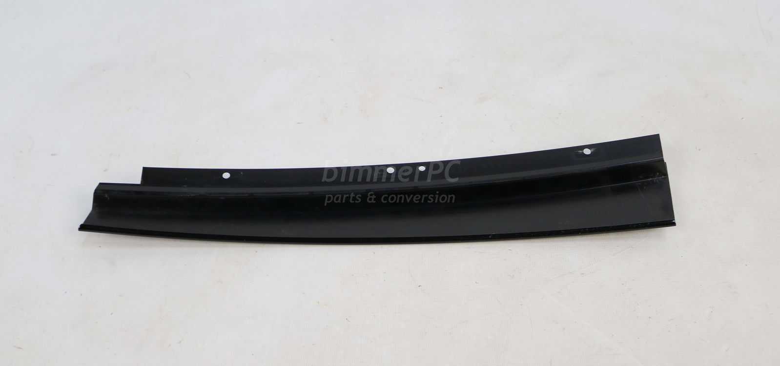 Picture of BMW 51328160407 Front Left Drivers Exterior B Pillar Side Trim Door Black Metal Gloss Trim Panel E38 750iL for sale