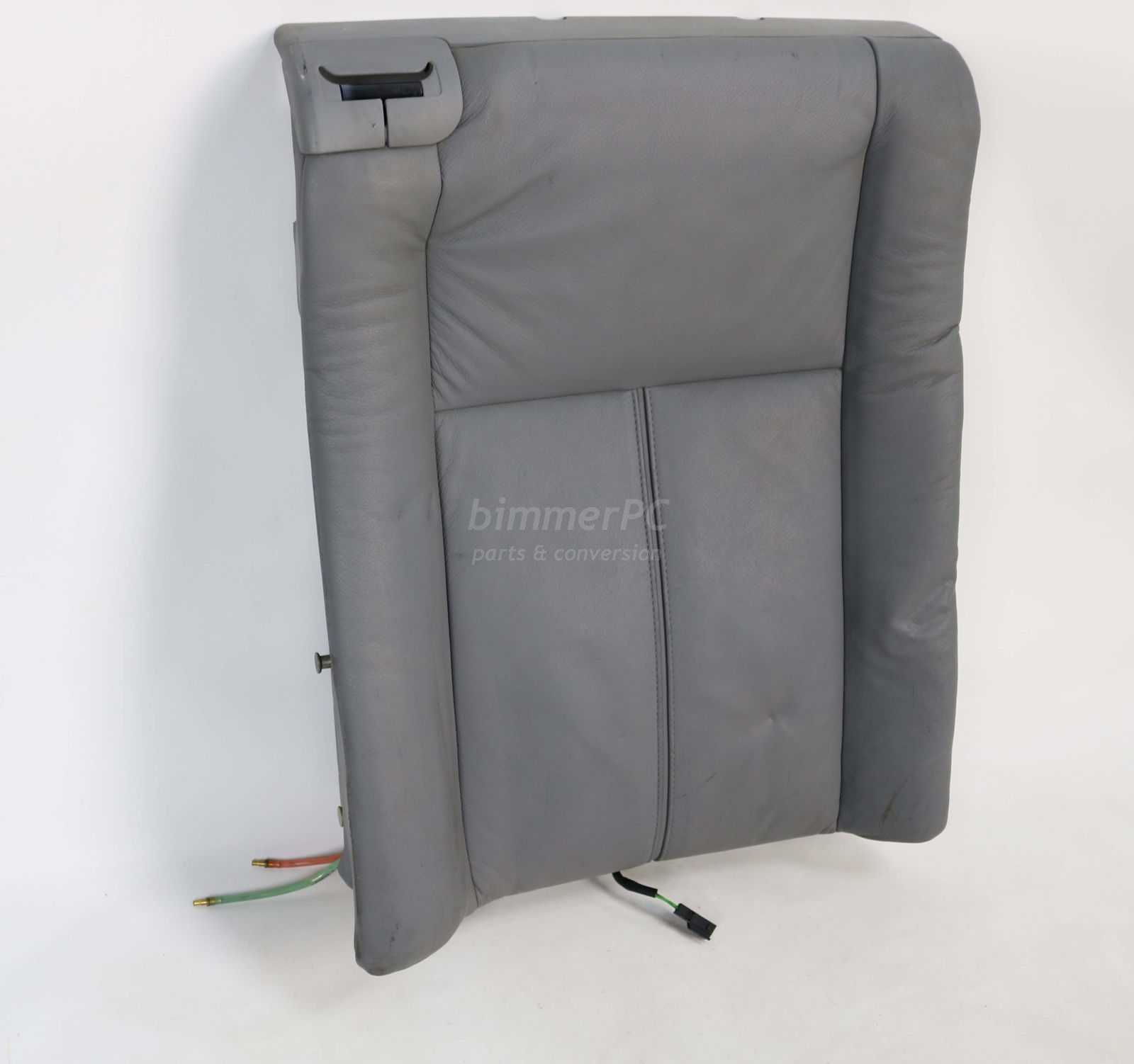 Picture of BMW  Left Rear Seat Backrest Cushion Gray Power Heated Leather E38 750iL for sale