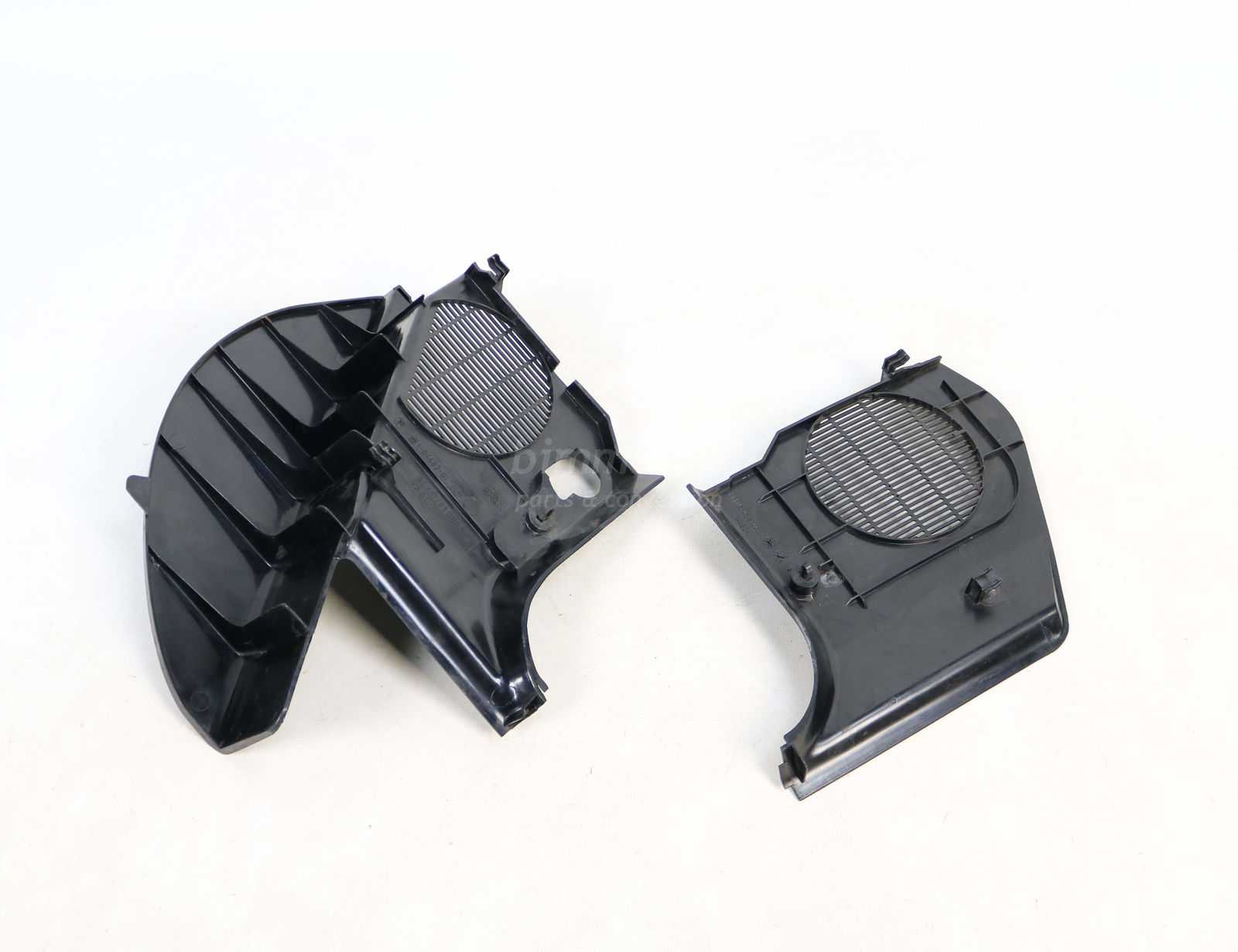 Picture of BMW  Lower Front Footrest Kick Panels Black Trims Side Covers Left Right Set E36 Sedan Compact for sale