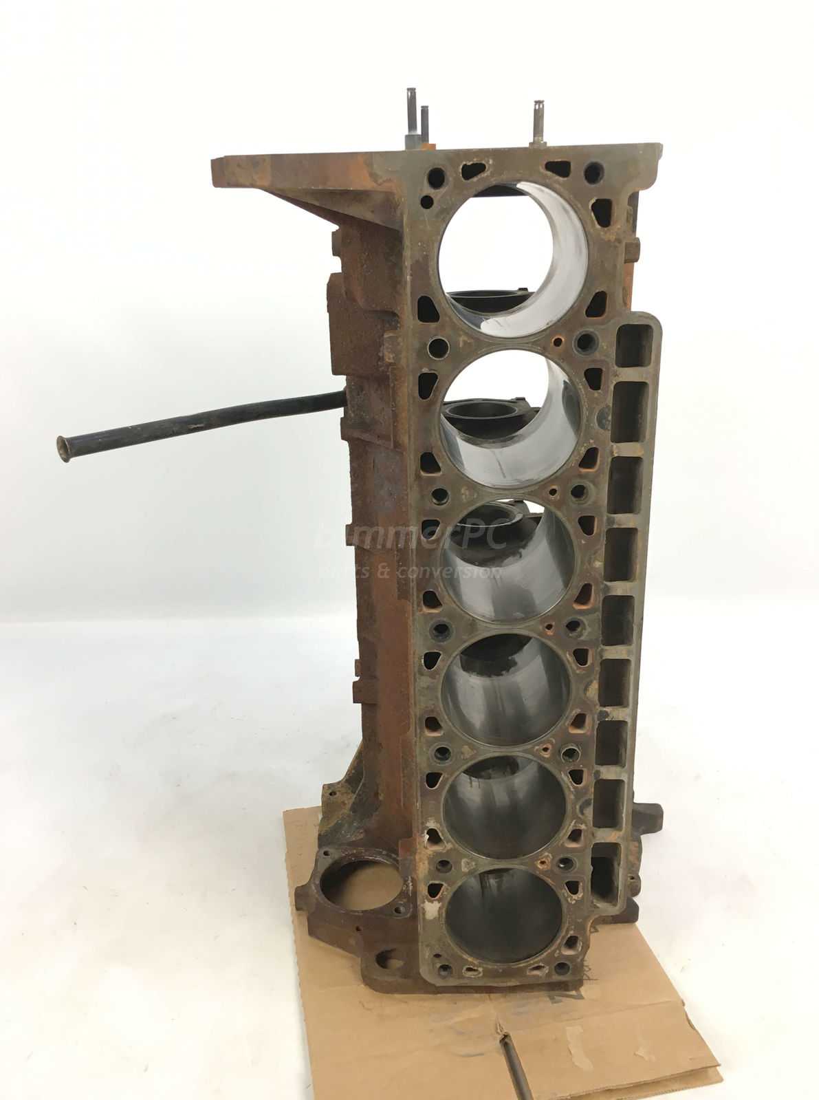 BMW M30 B35 Inline 6 Cylinder Engine Bare Motor Block E34 E32 E24 1987 ...