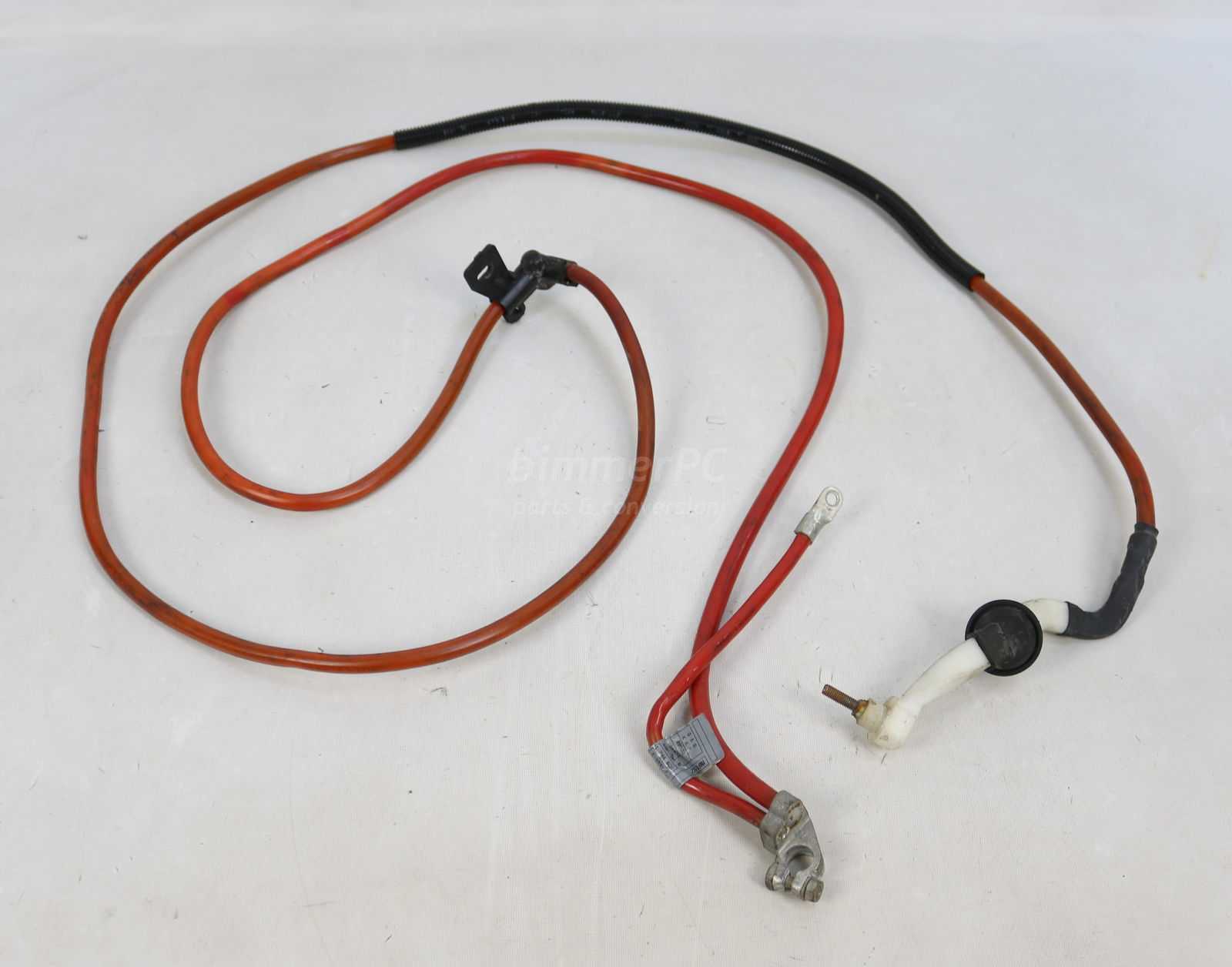 Picture of BMW 12421744603 Red Positive Battery Cable B+ Plus Pole E39 528i I6 M52 for sale