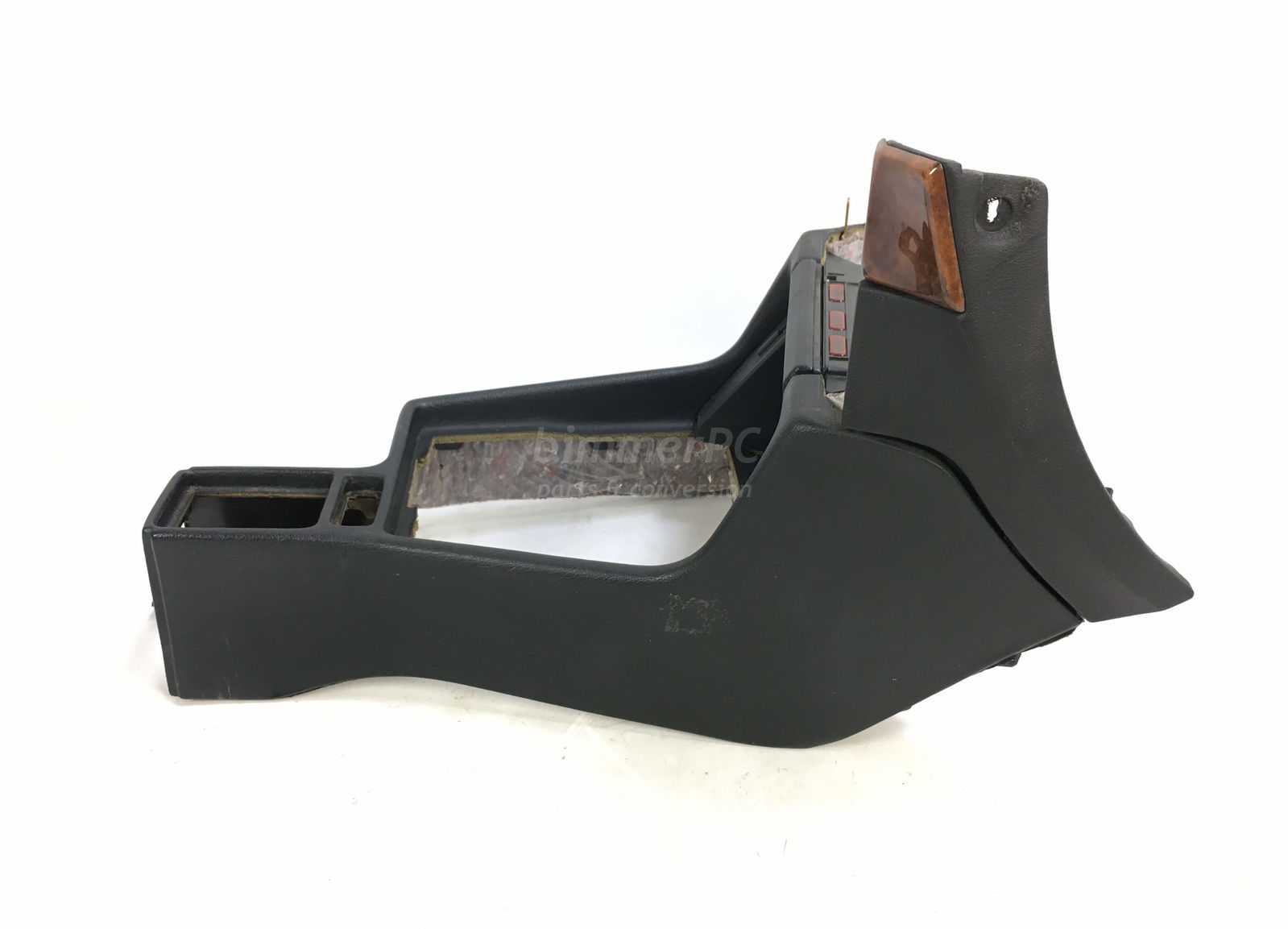 Picture of BMW 51168137588 Black Front Center Console w ASC+T Riser Trim E34 for sale