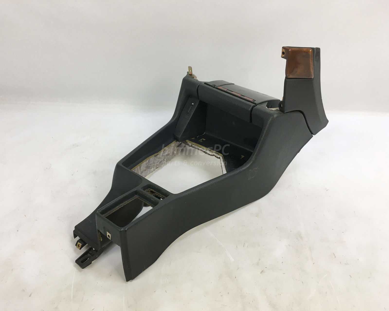 Picture of BMW 51168137588 Black Front Center Console w ASC+T Riser Trim E34 for sale