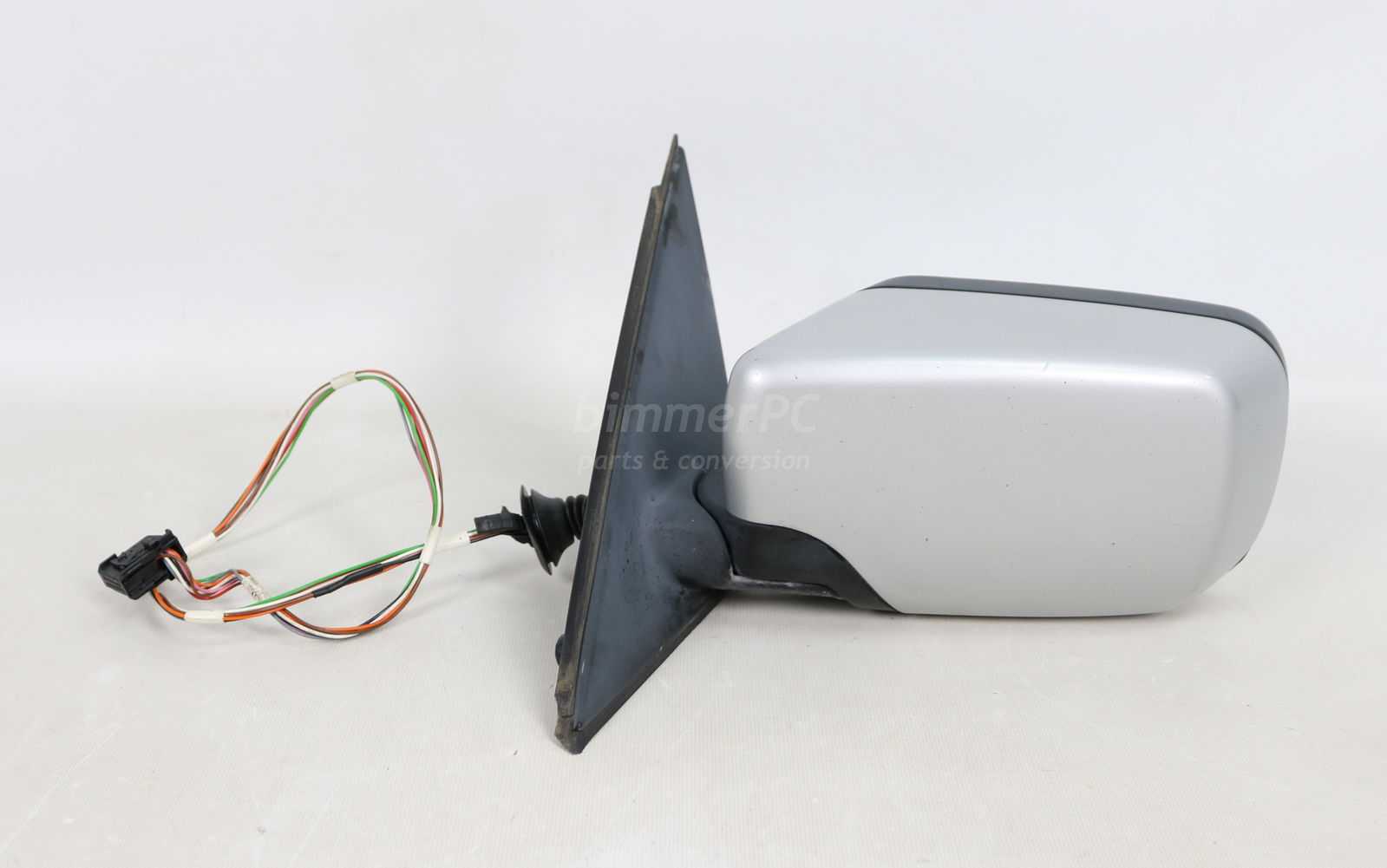 Picture of BMW 51168266605 Drivers Left Titanium Silver Memory Power Door Mirror Heated E39 for sale