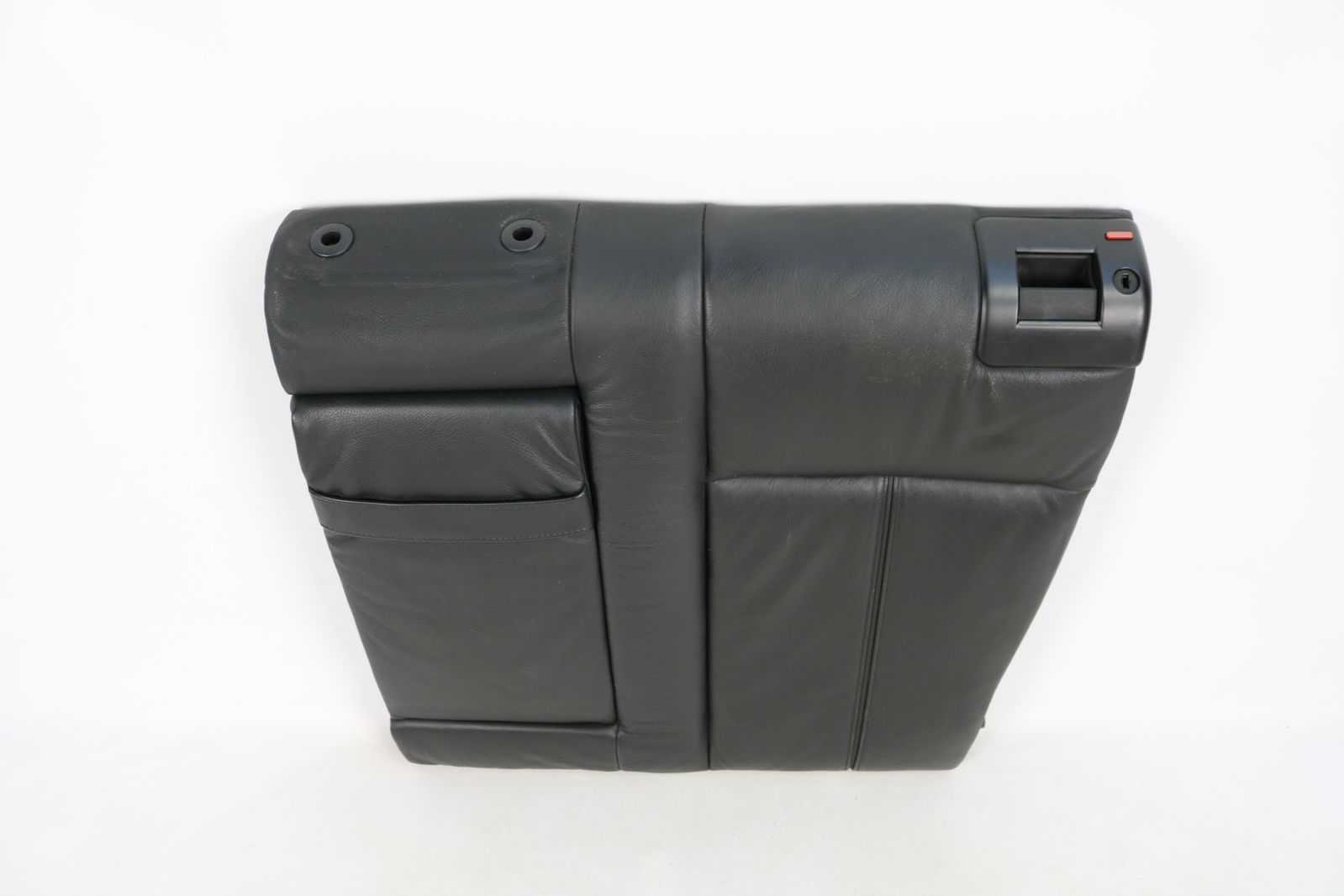 Picture of BMW 52208198255 Black Leather Left Rear Seat Backrest Cushion w Fold Down E39 Sedan for sale