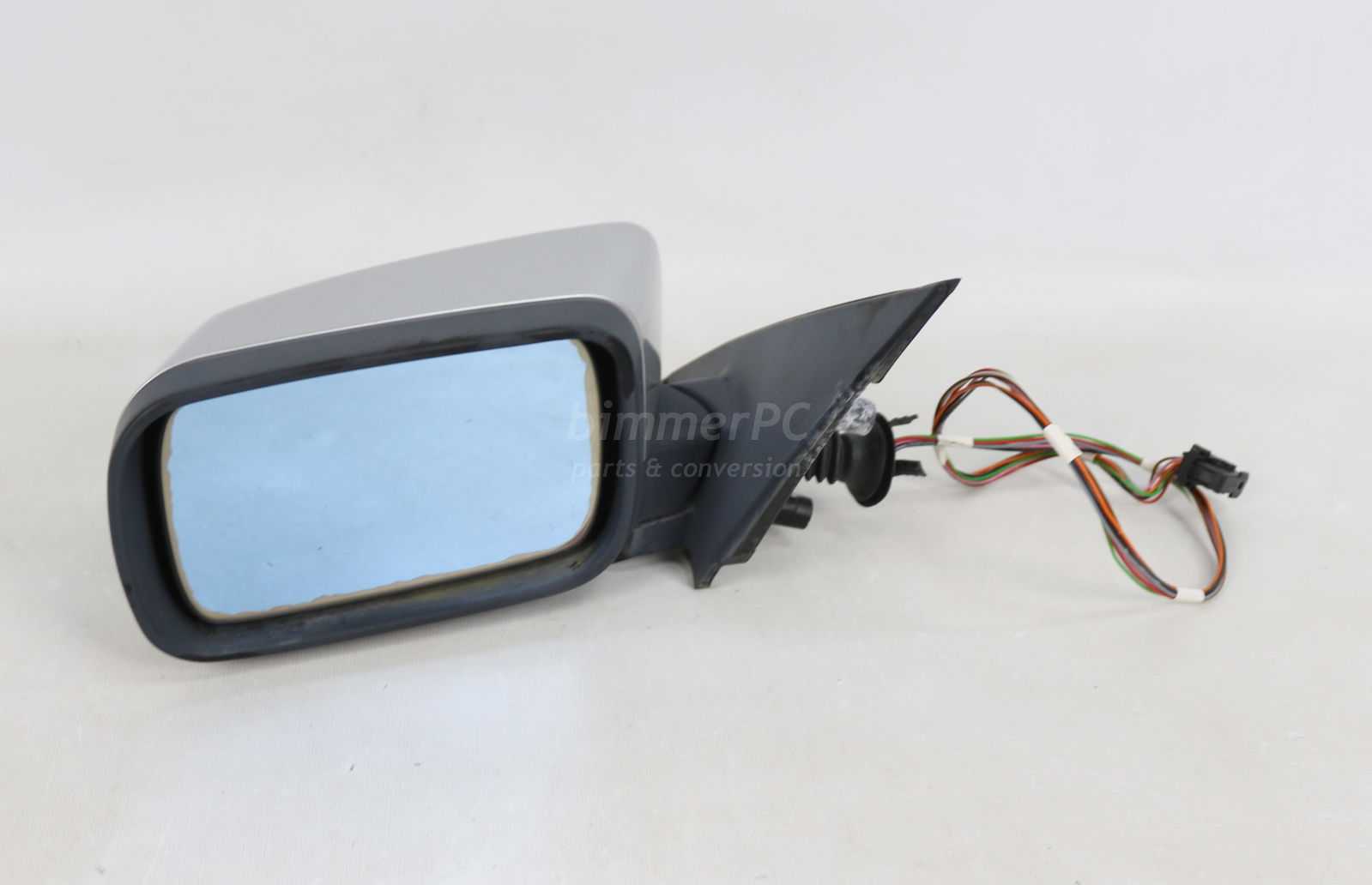 Picture of BMW 51168266605 Drivers Left Titanium Silver Memory Power Door Mirror Heated E39 for sale