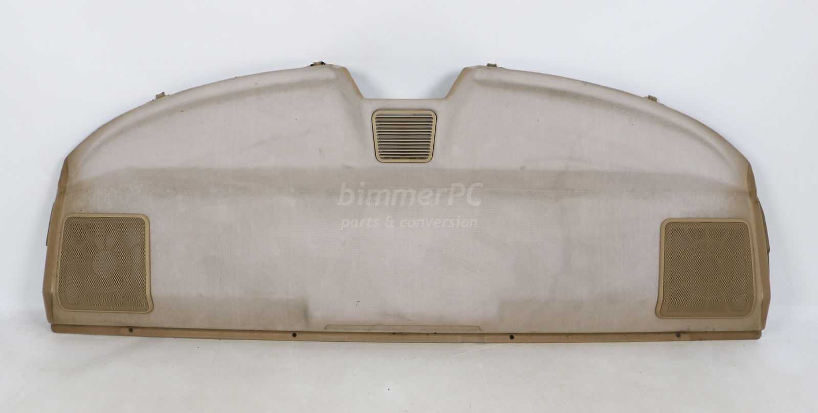 Picture of BMW 51468183452 Sand Tan Beige Rear Parcel Shelf Hat Package Trim w Fold Down Seats E36 Sedan for sale