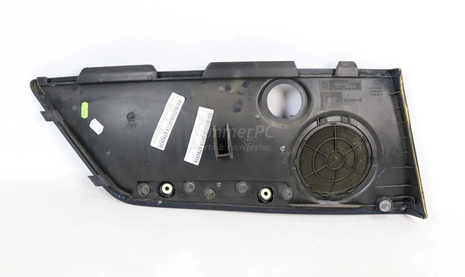 Picture of BMW 51438233334 Right Rear Passengers Side Black Arm Rest Trim Speaker Panel E46 Convertible for sale