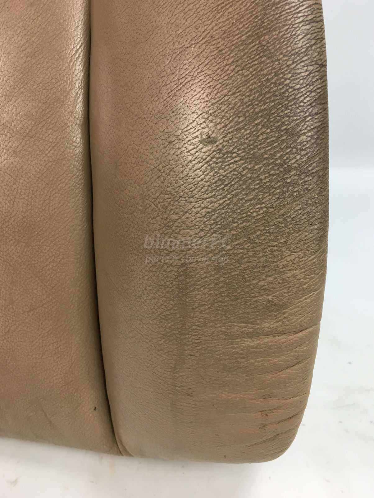 Picture of BMW  Sand Beige Tan Leather Front Seat Backrest Cushion Assembly E38 E39 Early for sale