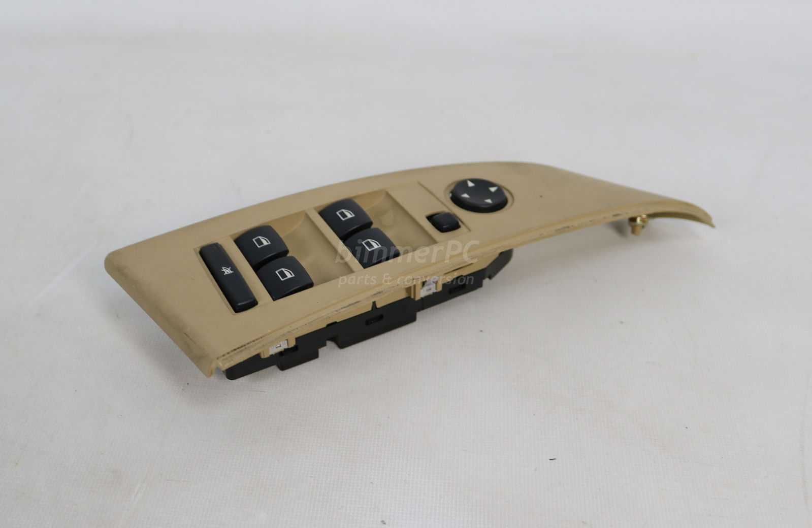 Picture of BMW 61316951905 Beige Drivers Master Power Windows Mirrors Adjustment Switches E60 E61 for sale