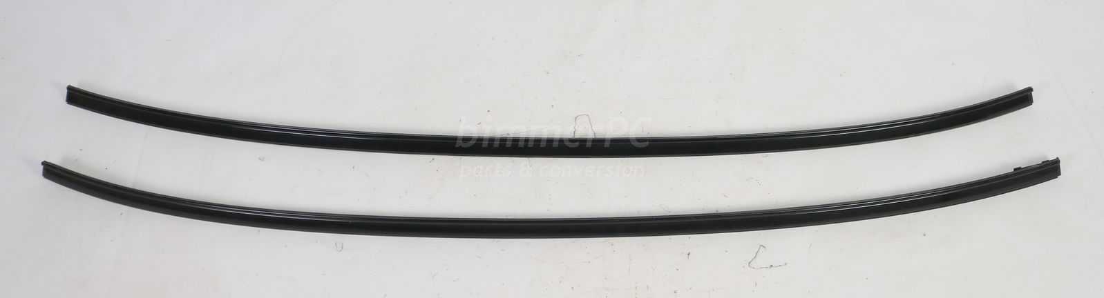 Picture of BMW 51137115191 Roof Mouldings Rails Inserts Trims Left Right Set Jet Black E60 for sale