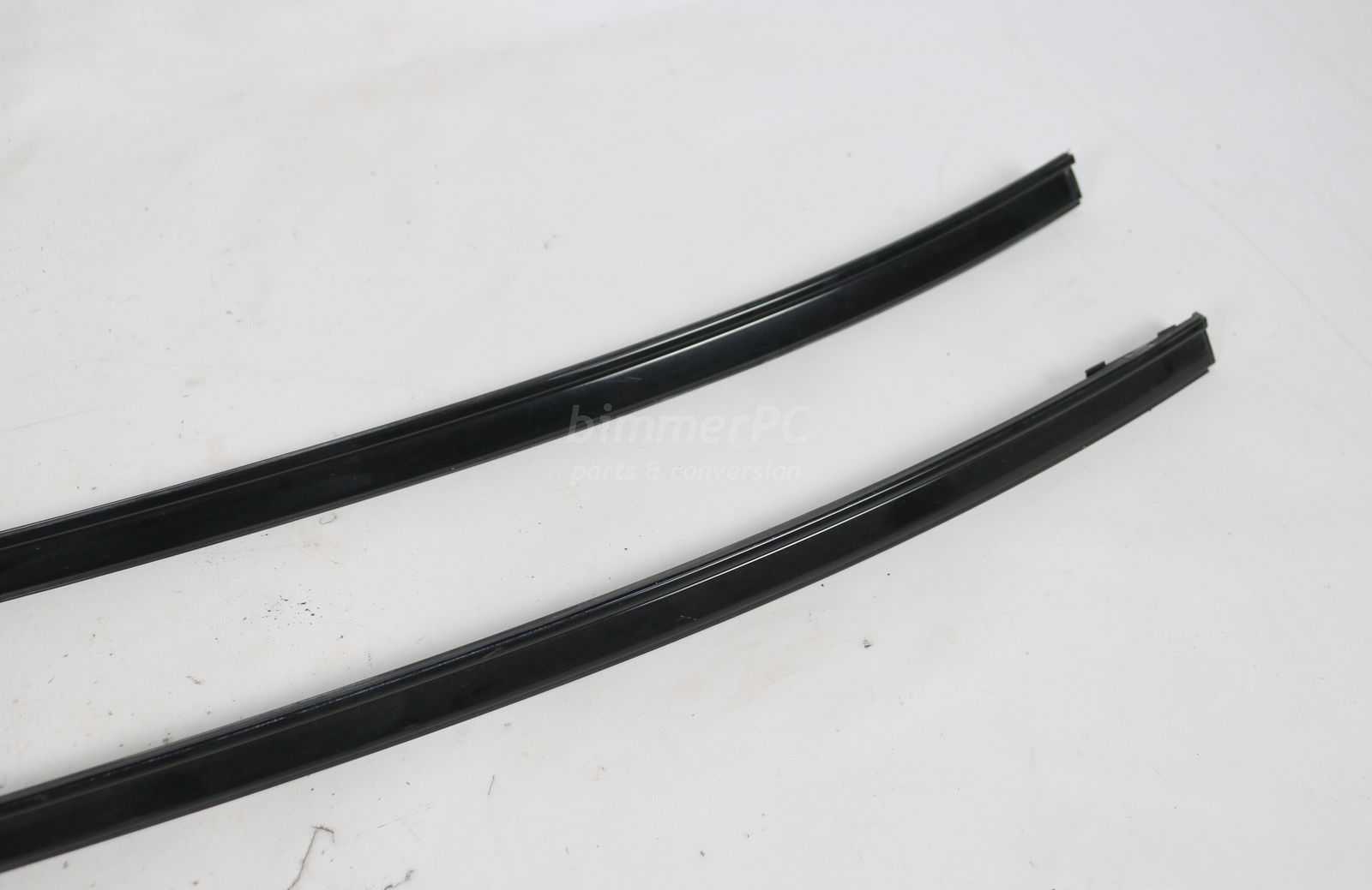 Picture of BMW 51137115191 Roof Mouldings Rails Inserts Trims Left Right Set Jet Black E60 for sale