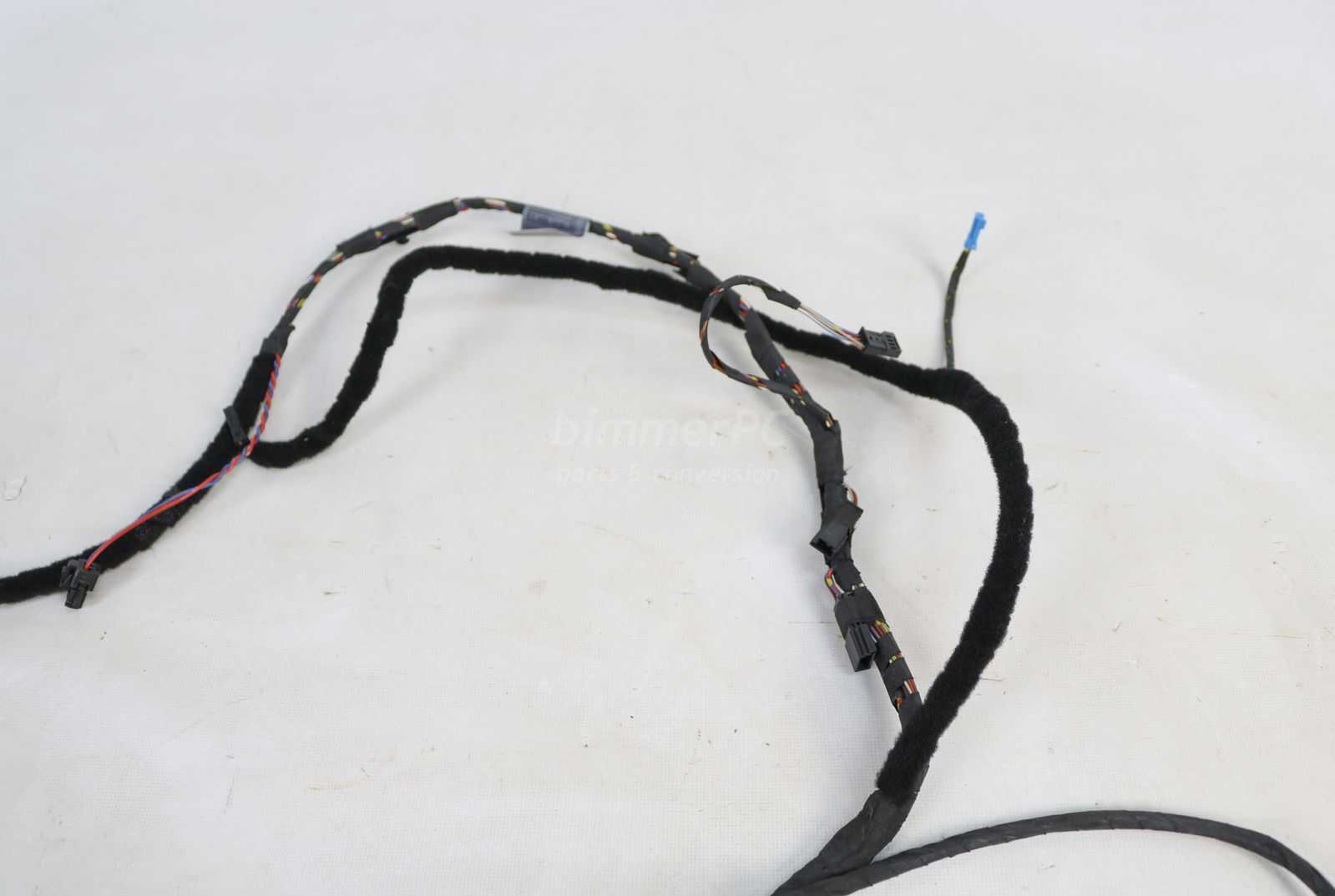 Picture of BMW 61126966546 Left Front Drivers Door Wiring Harness w Light Package E60 E61 for sale