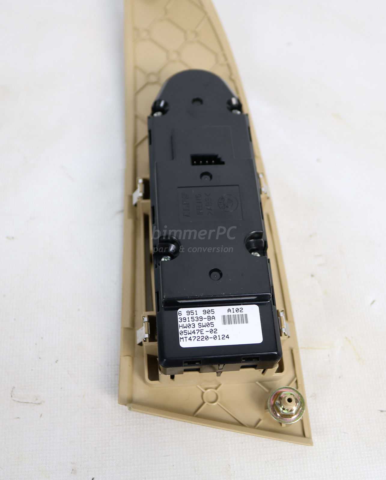 Picture of BMW 61316951905 Beige Drivers Master Power Windows Mirrors Adjustment Switches E60 E61 for sale