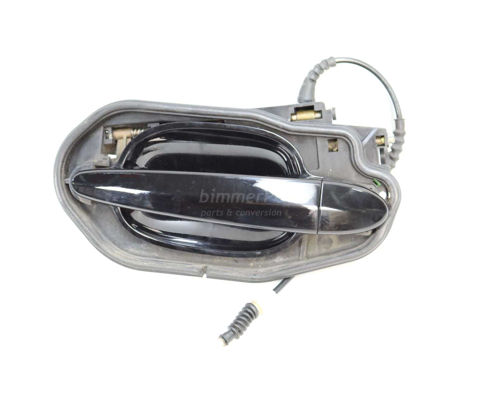 Picture of BMW 51217199555 Rear Left Door Handle Exterior Outside Pull w Mounting Frame E60 E61 for sale