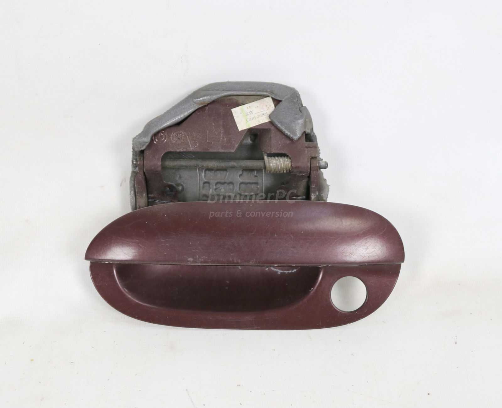 Picture of BMW 51218245461 Front Left Drivers Door Handle Exterior Outside Pull Metal E39 for sale