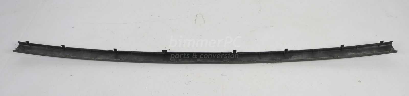 Picture of BMW 51128159376 Rear Bumper Center Impact Strip Shadowline Trim E39 Sedan Early for sale