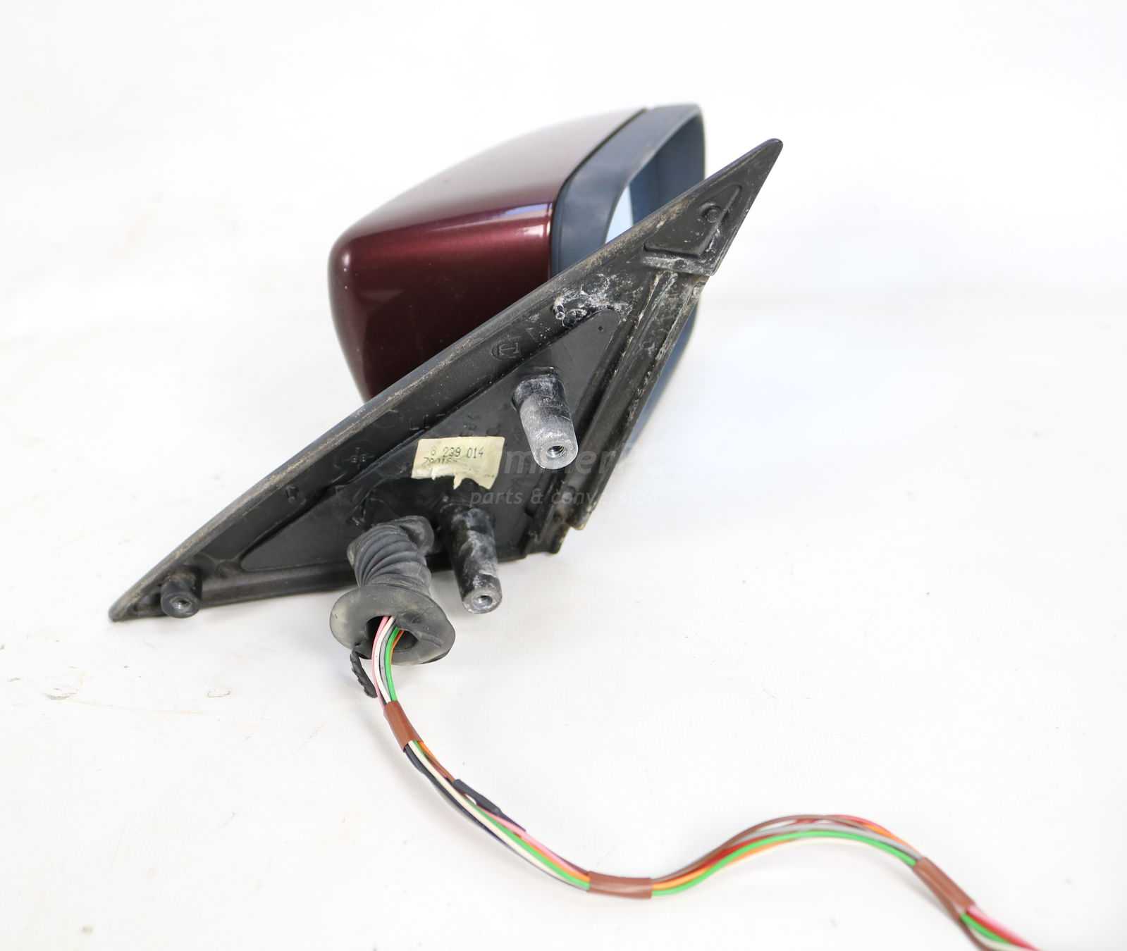 Picture of BMW 51168266608 Right Front Passengers Memory Power Door Mirror Heated E39 Late for sale