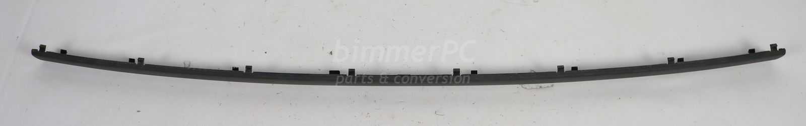 Picture of BMW 51128159376 Rear Bumper Center Impact Strip Shadowline Trim E39 Sedan Early for sale