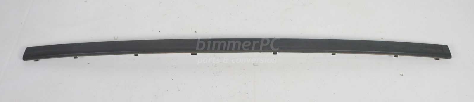 Picture of BMW 51128159376 Rear Bumper Center Impact Strip Shadowline Trim E39 Sedan Early for sale